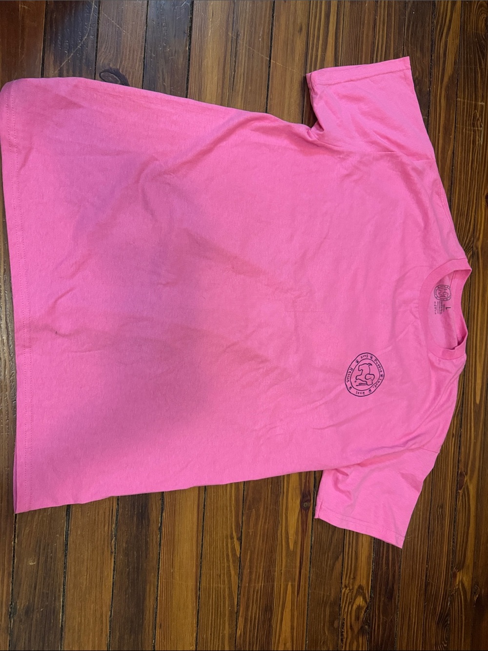 Puppy Love Pink Short Sleeve Graphic Tee